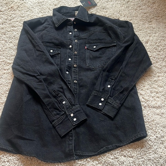 NWT Levi Strauss & Co Effortless Essential - The XL Western Relaxed Fit - Picture 1 of 5